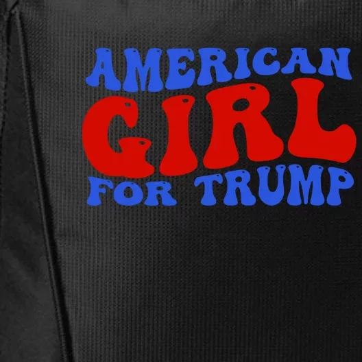 American Girl For Trump 2024 City Backpack