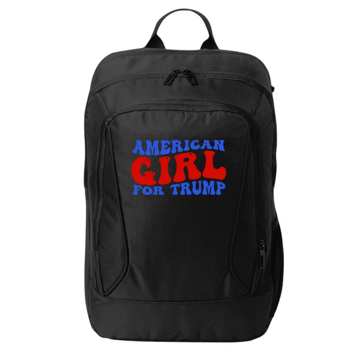 American Girl For Trump 2024 City Backpack