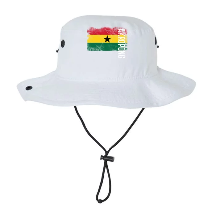 Akropong Ghana Flag Gift For Ghanaians Meaningful Gift Legacy Cool Fit Booney Bucket Hat