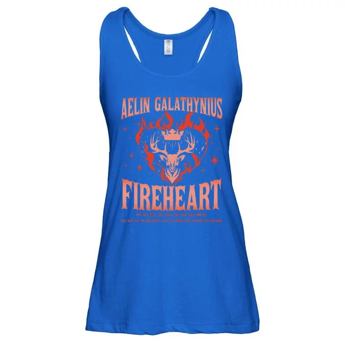 Aelin Galathynius Fireheart She Was Fire. And Light And Ash Ladies Essential Flowy Tank