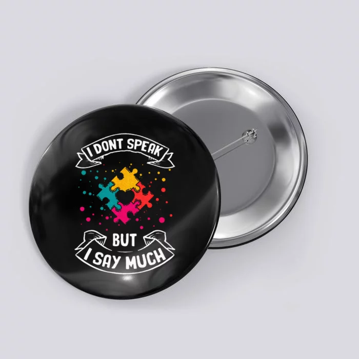 Autism Gifts For Adults Syndrom Autist Asd Autistic Asperger Button