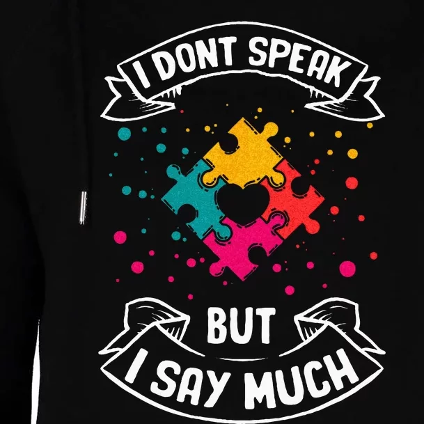 Autism Gifts For Adults Syndrom Autist Asd Autistic Asperger Womens Funnel Neck Pullover Hood