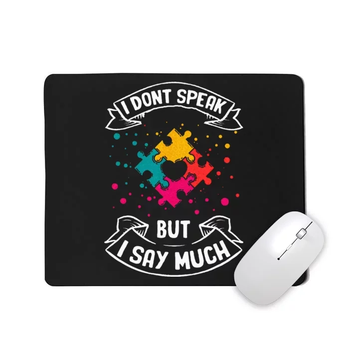 Autism Gifts For Adults Syndrom Autist Asd Autistic Asperger Mousepad