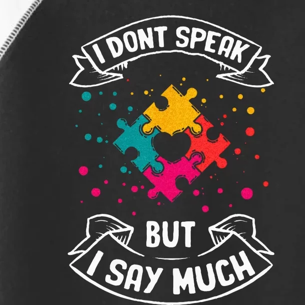 Autism Gifts For Adults Syndrom Autist Asd Autistic Asperger Toddler Fine Jersey T-Shirt