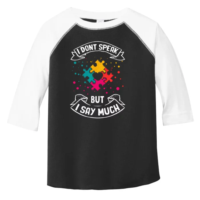 Autism Gifts For Adults Syndrom Autist Asd Autistic Asperger Toddler Fine Jersey T-Shirt