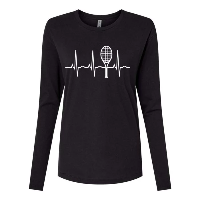 A Gift For Tennis Lovers Womens Cotton Relaxed Long Sleeve T-Shirt