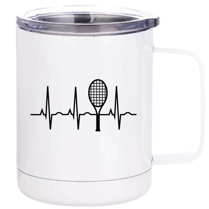 A Gift For Tennis Lovers Front & Back 12oz Stainless Steel Tumbler Cup