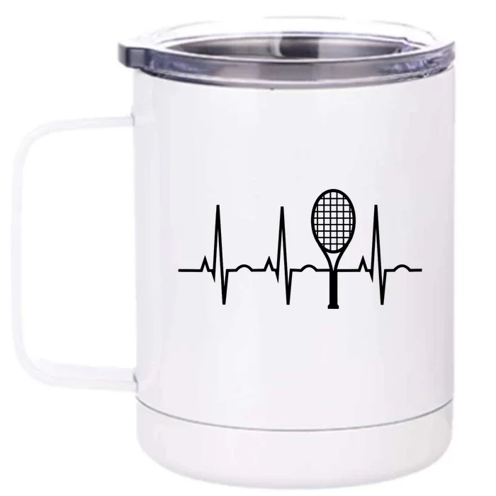 A Gift For Tennis Lovers Front & Back 12oz Stainless Steel Tumbler Cup