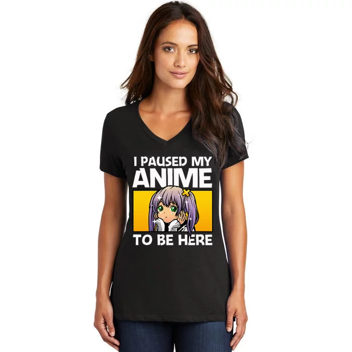 Anime Gift For  Teen Anime Merch Anime Lovers Women's V-Neck T-Shirt