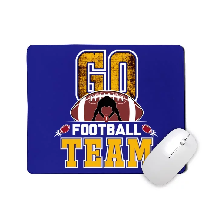 American Go Football Team Novelty Funny Gift Sports Gift Mousepad