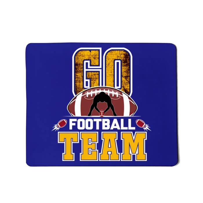 American Go Football Team Novelty Funny Gift Sports Gift Mousepad