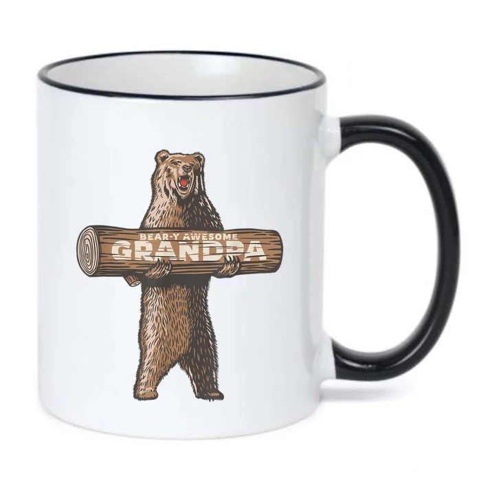 Awesome Grandpa Funny Saying | Fun Grandfather Black Color Changing Mug