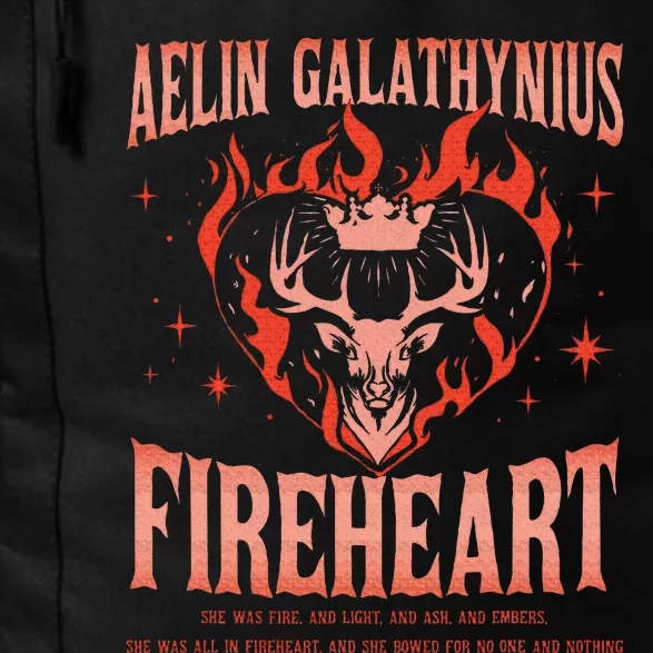 Aelin Galathynius Fireheart She Was Fire. And Light And Ash Daily Commute Backpack