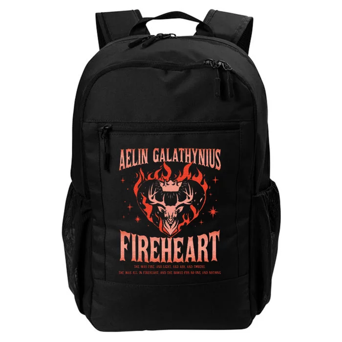 Aelin Galathynius Fireheart She Was Fire. And Light And Ash Daily Commute Backpack