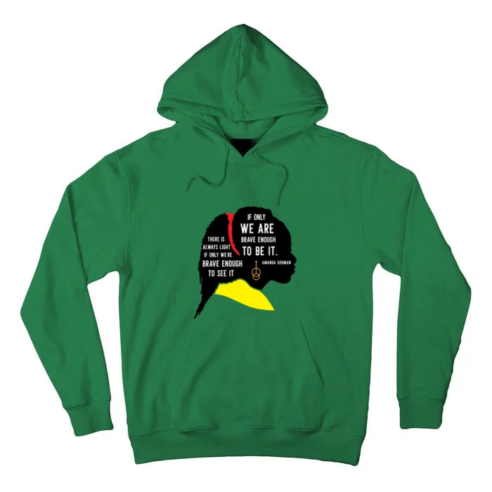 Amanda Gorman For Black History Month Gift Tall Hoodie