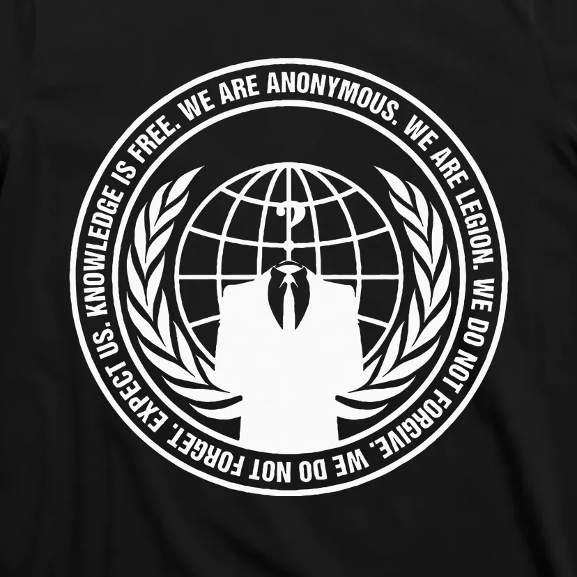 Anonymous Guy Fawkes We Are Anonymous T-Shirt