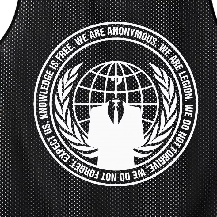 Anonymous Guy Fawkes We Are Anonymous Mesh Reversible Basketball Jersey Tank