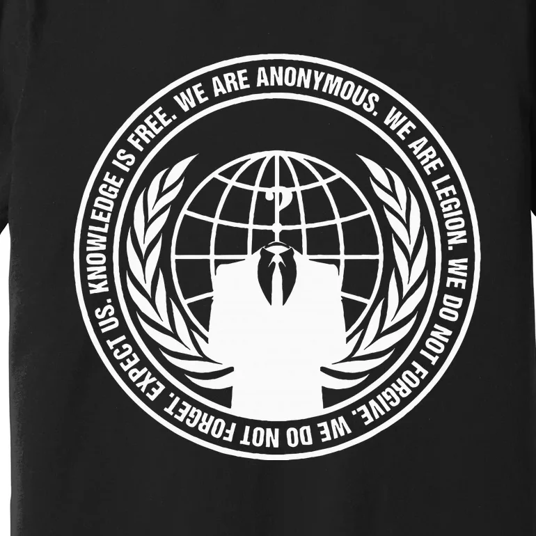 Anonymous Guy Fawkes We Are Anonymous Premium T-Shirt