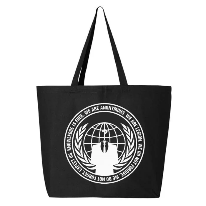 Anonymous Guy Fawkes We Are Anonymous 25L Jumbo Tote