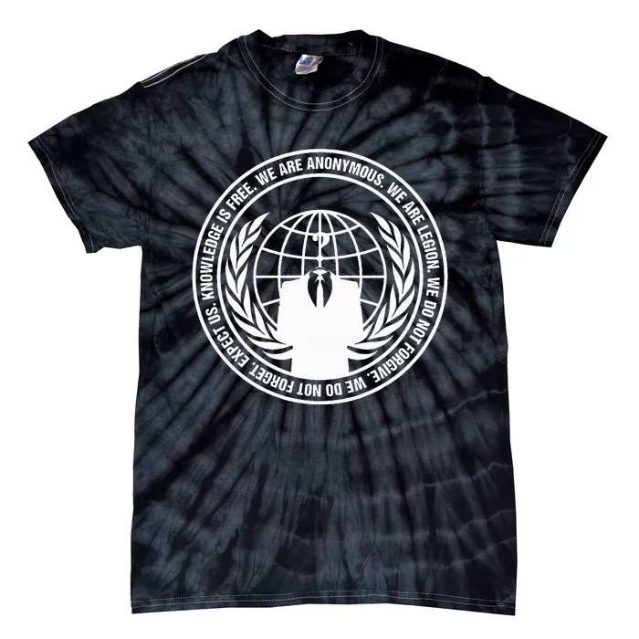 Anonymous Guy Fawkes We Are Anonymous Tie-Dye T-Shirt