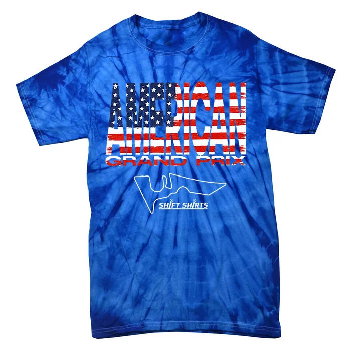 American Gp Flag Us Grand Prix (Cota) Inspired Tie-Dye T-Shirt