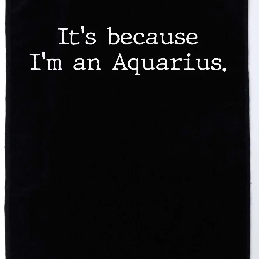 Aquarius Gifts For Wo Zodiac Sign Astrology Platinum Collection Golf Towel