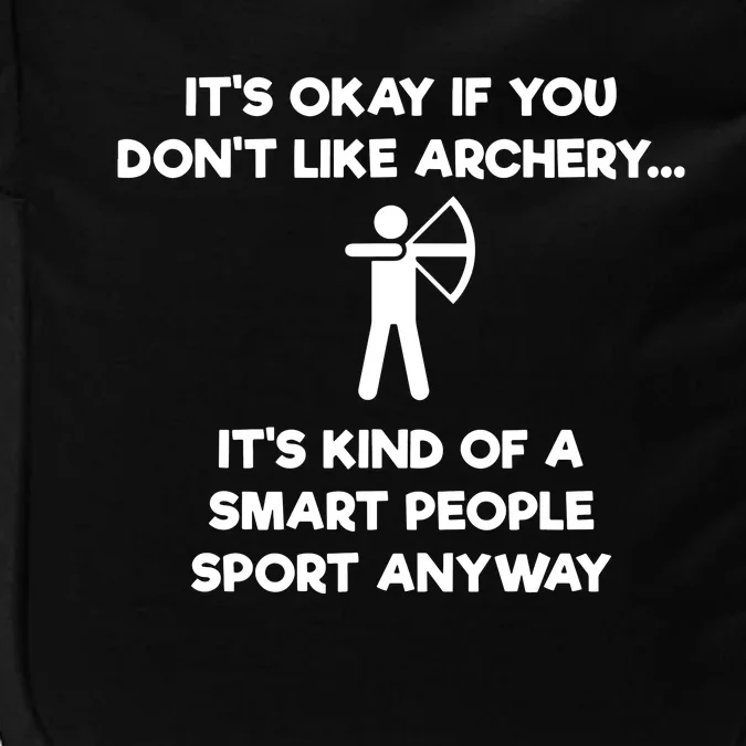 Archery Gift Funny Archery Smart People Impact Tech Backpack