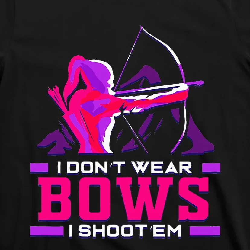 Archery Girl For Woman Archer Bow And Arrow Hunt T-Shirt