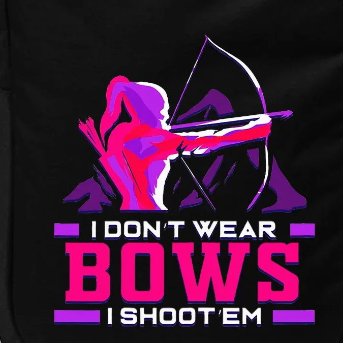 Archery Girl For Woman Archer Bow And Arrow Hunt Impact Tech Backpack