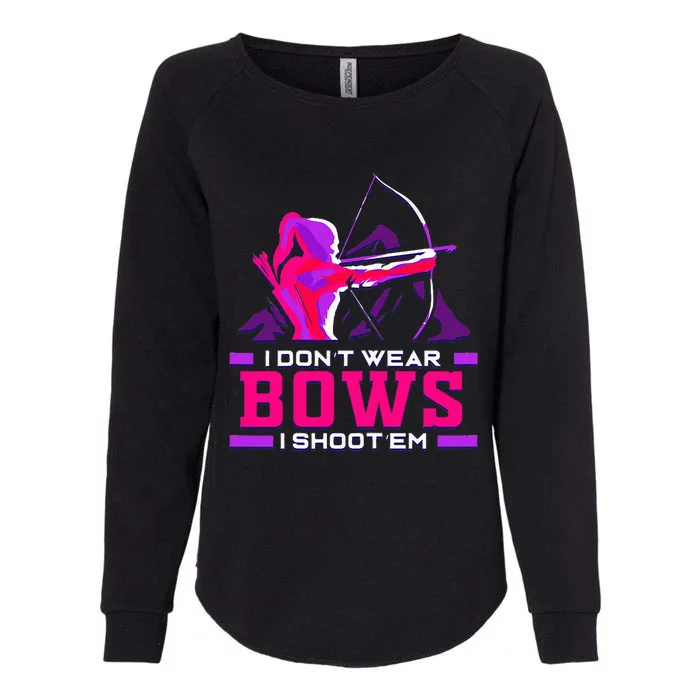 Archery Girl For Woman Archer Bow And Arrow Hunt Womens California Wash Sweatshirt