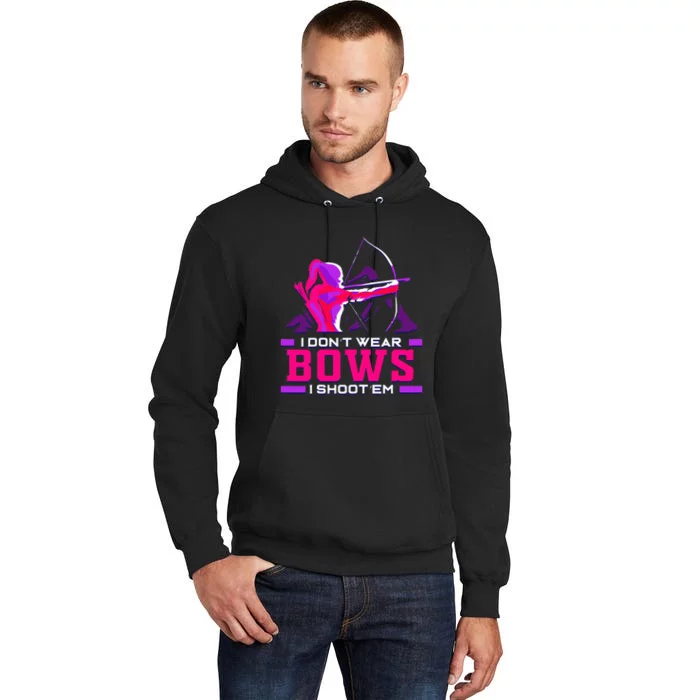 Archery Girl For Woman Archer Bow And Arrow Hunt Tall Hoodie