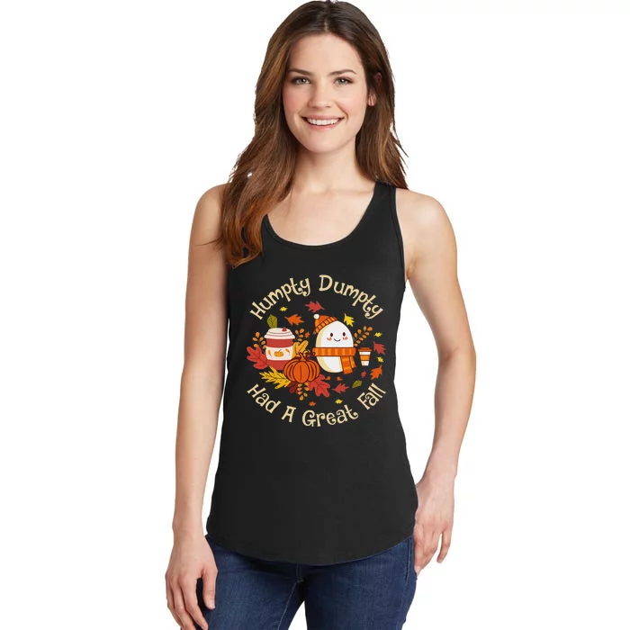 A Great Fall Thanksgiving Autumn Season Ladies Essential Tank