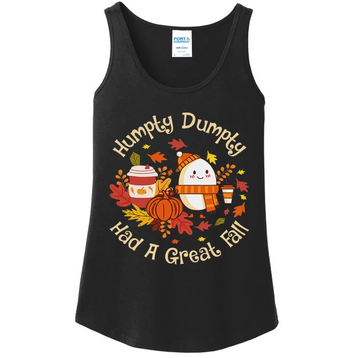 A Great Fall Thanksgiving Autumn Season Ladies Essential Tank