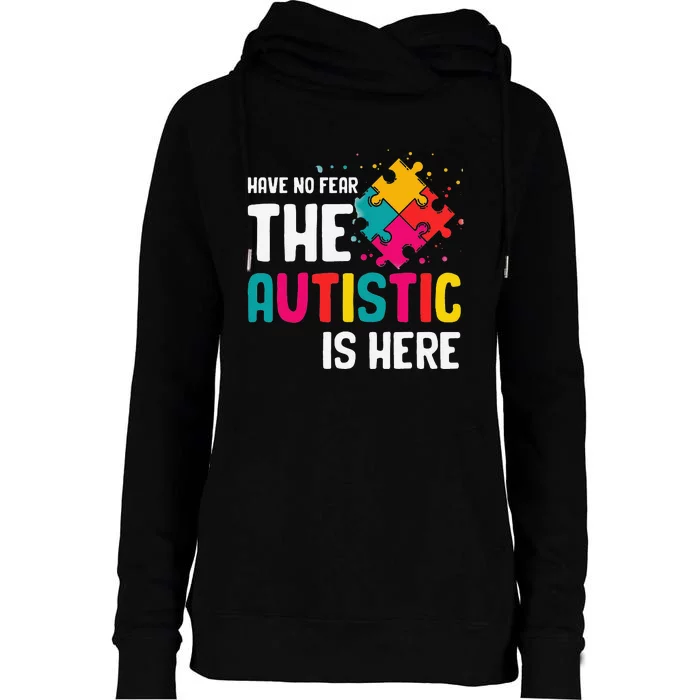 Autism Gifts For Adults Syndrom Autist Asd Autistic Asperger Womens Funnel Neck Pullover Hood