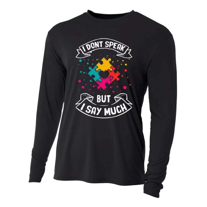 Autism Gifts For Adults Syndrom Autist Asd Autistic Asperger Cooling Performance Long Sleeve Crew