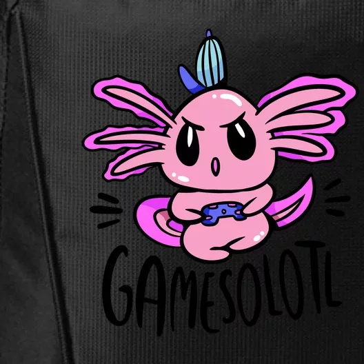 Axolotl Gamesolotl Funny Gamer Video Games City Backpack