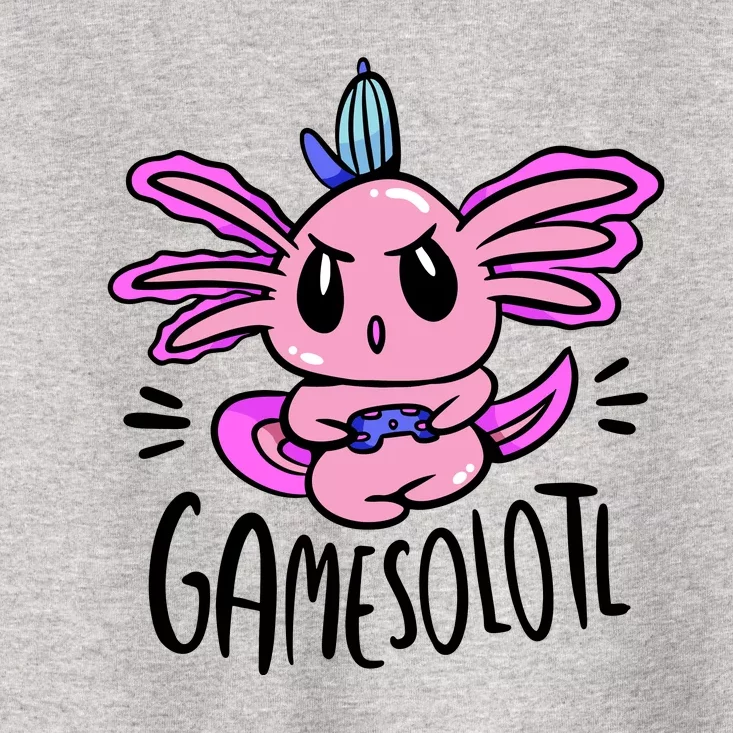 Axolotl Gamesolotl Funny Gamer Video Games Toddler T-Shirt