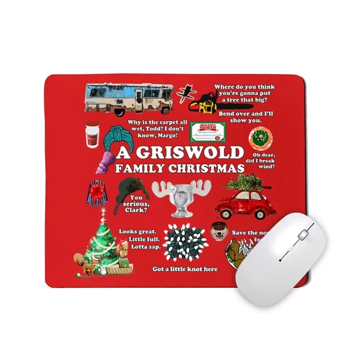 A Griswold Family Christmas Pajamas Holiday Xmas Mousepad