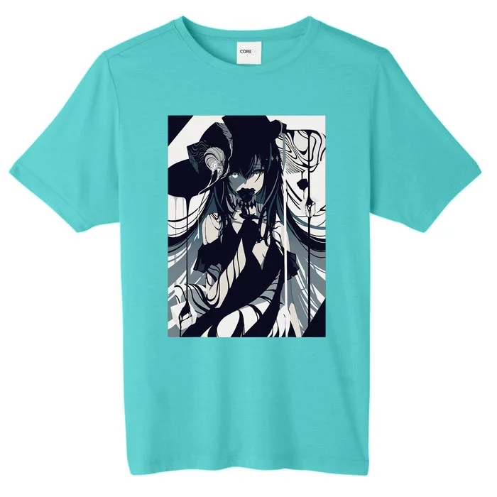 Anime Girl Gothic Aesthetic Waifu Grunge Horror Manga ChromaSoft Performance T-Shirt