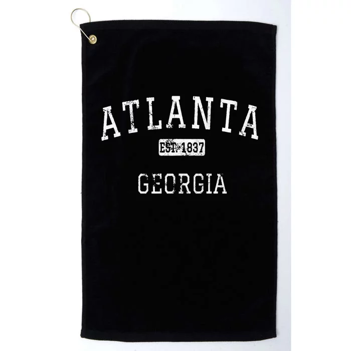 Atlanta Georgia GA Vintage Platinum Collection Golf Towel