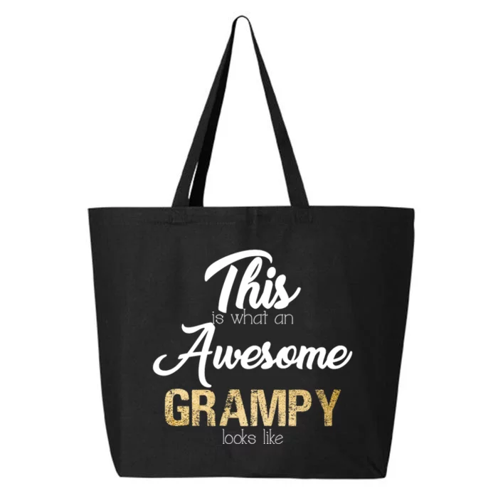 Awesome Grampy Gift Grandfather From Granddaughter Grandson 25L Jumbo Tote