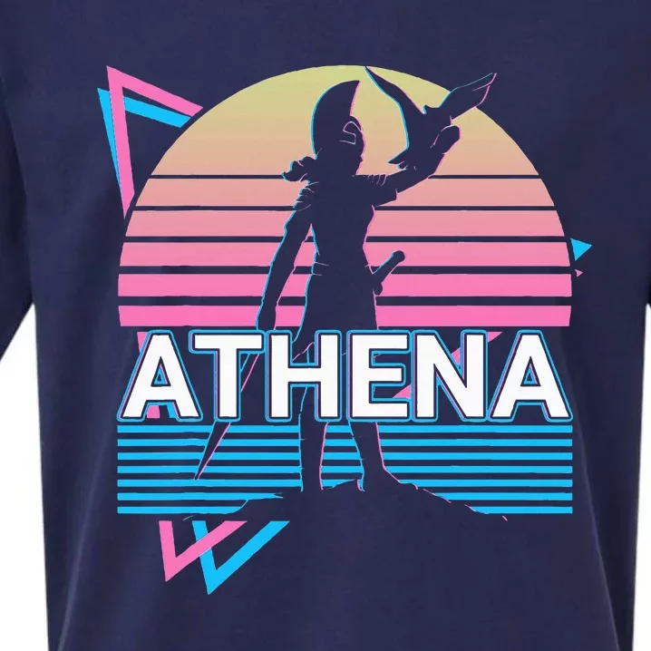 Athena Greek Goddess Of Wisdom And War Sueded Cloud Jersey T-Shirt