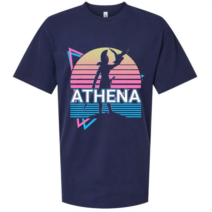 Athena Greek Goddess Of Wisdom And War Sueded Cloud Jersey T-Shirt