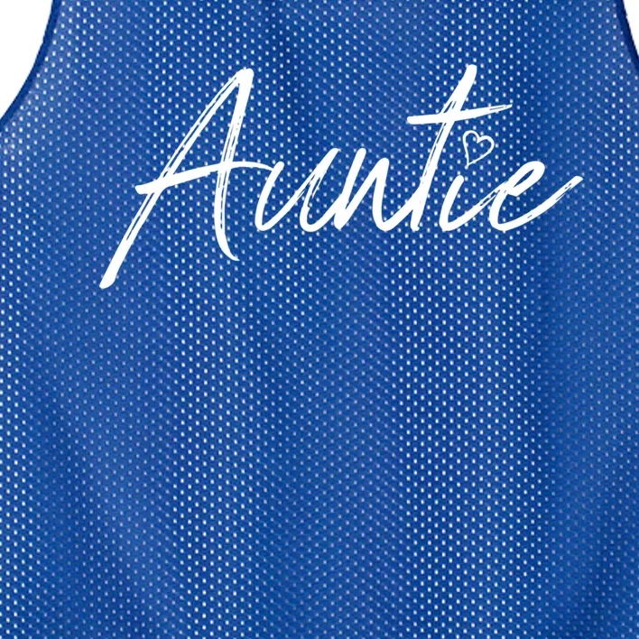 Auntie Great Gift Mesh Reversible Basketball Jersey Tank