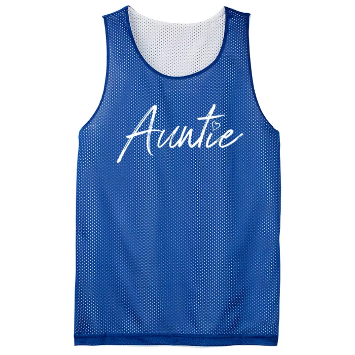 Auntie Great Gift Mesh Reversible Basketball Jersey Tank