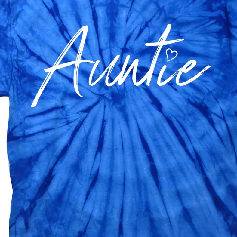 Auntie Great Gift Tie-Dye T-Shirt