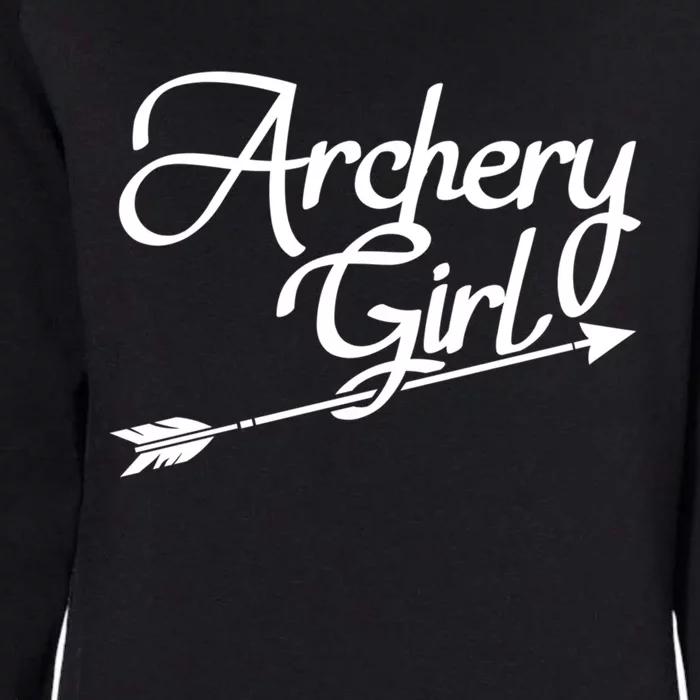 Archery Girl Gift Womens California Wash Sweatshirt