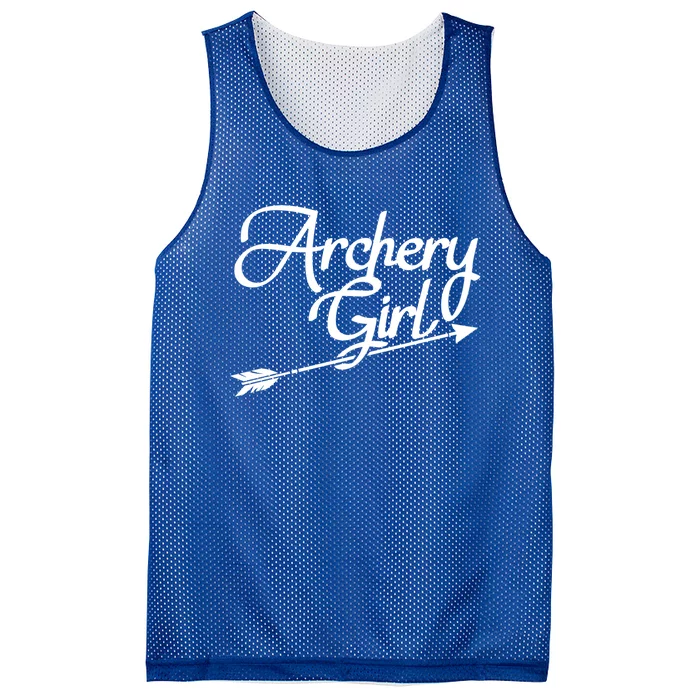 Archery Girl Gift Mesh Reversible Basketball Jersey Tank