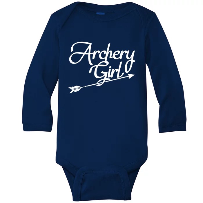 Archery Girl Gift Baby Long Sleeve Bodysuit