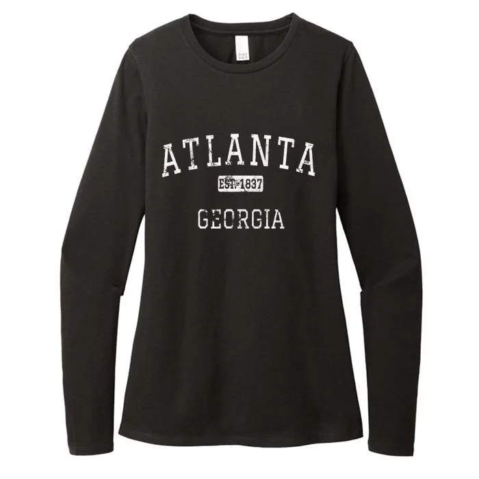 Atlanta Georgia GA Vintage Womens CVC Long Sleeve Shirt